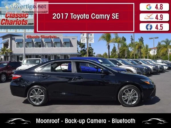Used 2017 TOYOTA CAMRY SE for Sale in San Diego - 20688