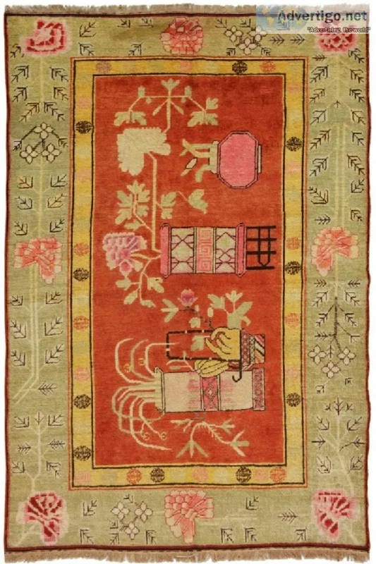Floral Vintage HandKnotted Area Rug