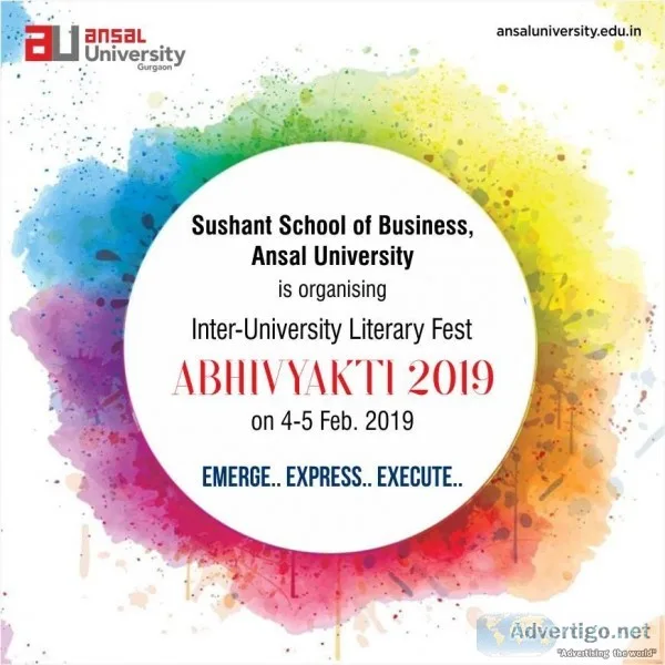 Top University And Business School In India - Ansal University