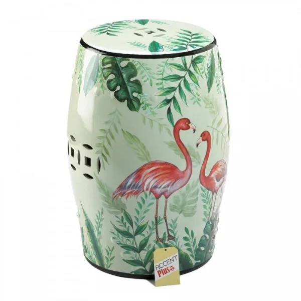Flamingo Garden Stool