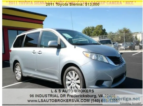 2011 TOYOTA SIENNA LEAWDBACKUP CAMERA