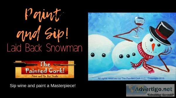 Sacramento Studio 1213 Laid Back Snowman  SAC Connect &quotPaint