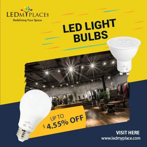 Brighten Up Your Indoor Spaces by Using LED Light Bulbs