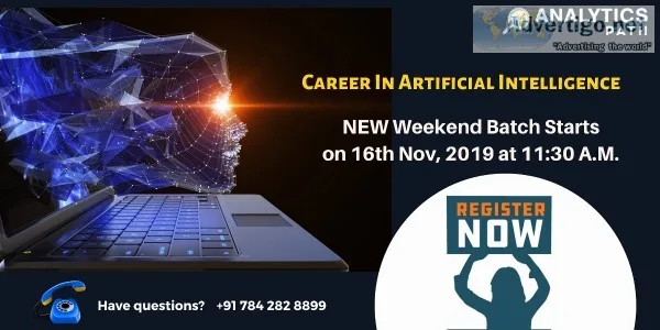 Sign Up For New Weekend Batch On AI Training-By Experts From IIT