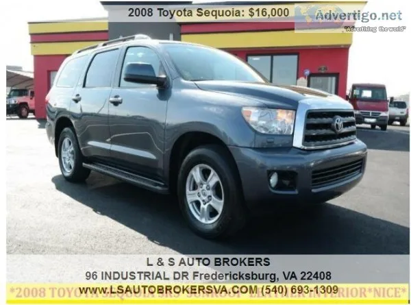 2008 TOYOTA SEQUOIA SR5SUNROOFLEATHE RNICE AND CLEAN