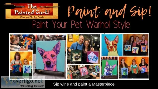 Sacramento Studio 1215 Paint Your Pet  Warhol Style  Ages 21 and