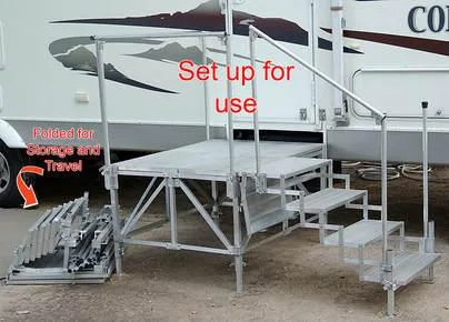 RV-CO Portable Steps and Decks