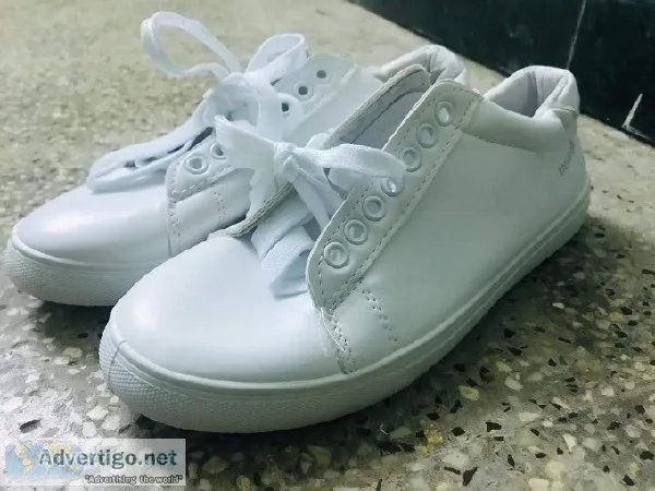 Branded Men s Fashion Sports Casual Shoes Sneakers (White)
