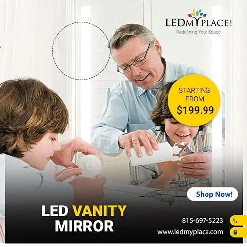 Save More Own Energy Bills With LED Vanity Mirrors