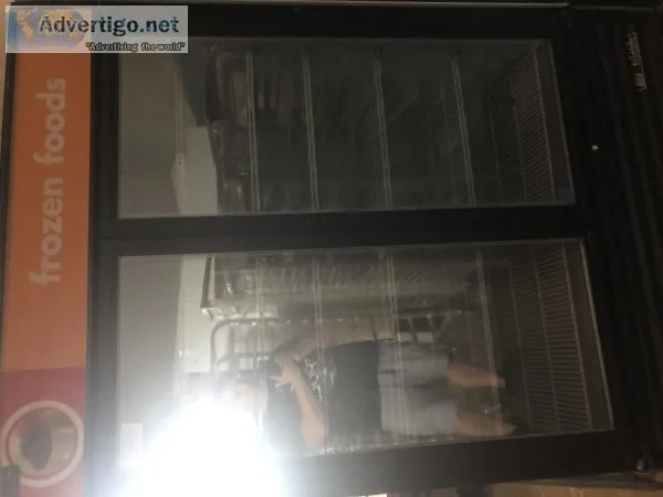 true 2 glass 2 door freezer