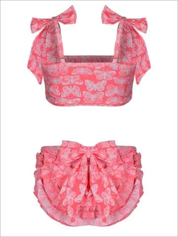 Girls Two Piece Swimsuit