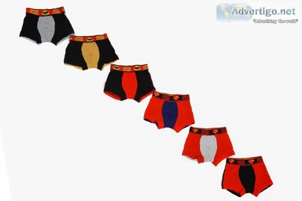 Boys Justice League Cotton Briefs- Pack Of 6
