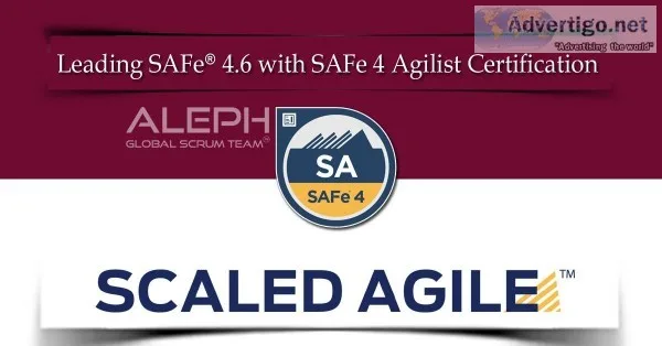 Scaled Agile  SAFe Agile Certiication  SAFe Agile Training Aleph