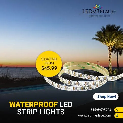 Install LED Strip Lights For Better Outdoor Lighting