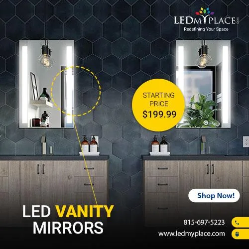 Enhance Your Bathroom Lights By Installing LED Vanity Mirrors