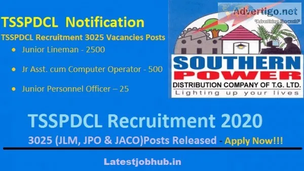 TSSPDCL Recruitment