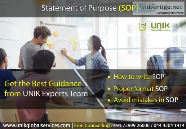 Statement of Purpose (SOP)  UNIK Global Services