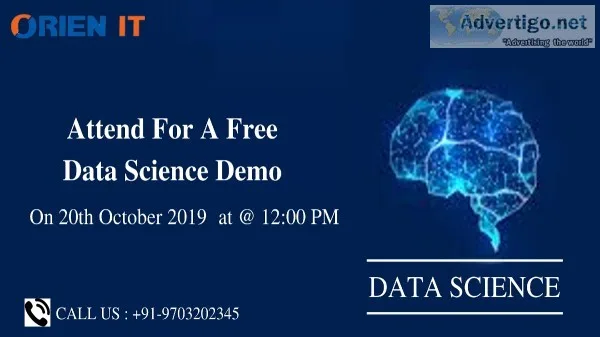 Free Demo On Data Science Training In Hyderabad