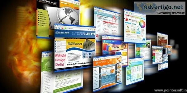 Top service web design company Delhi by pointer soft