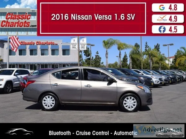 Used 2016 NISSAN VERSA 1.6 SV for Sale in San Diego - 20393r