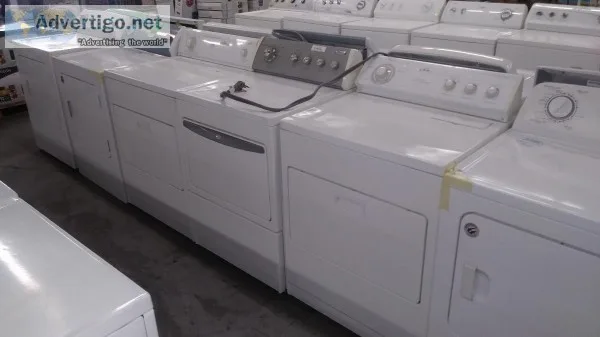 Washers and Dryers  90 Days Warranty  Reconditioned Used Like Ne