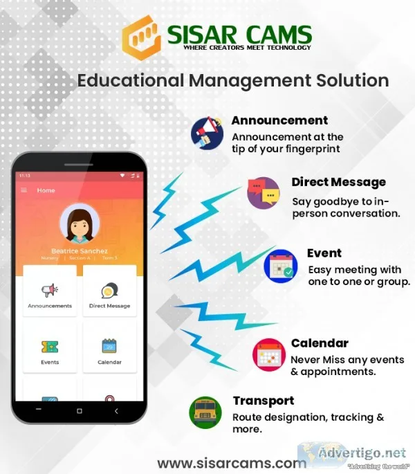 School ERP Software Solution  SISAR CAMS