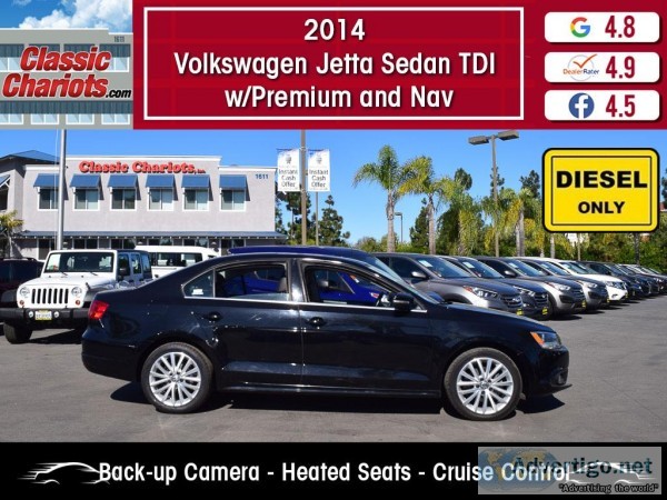 Used 2014 Volkswagen Jetta TDI wPremium and Navigation for Sale 