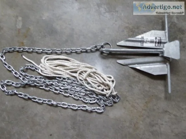 New 7 lb Dan-forth Galvanized Anchor