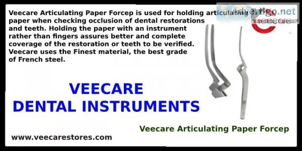 Veecare Articulating Paper Forcep at Best Price Online  Prosthod