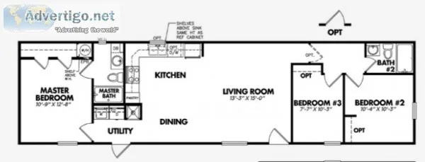 Take a PEEK 3 Bedroomss 99 Move In special