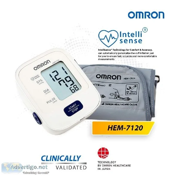 Omron HEM 7120 Fully Automatic Digital Blood Pressure Monitor Wi
