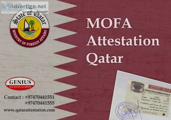 MOFA attestation in Qatar