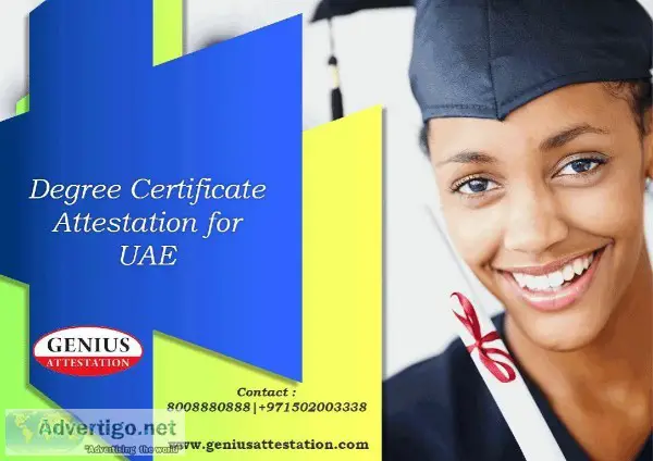 Degree Certificate Attestation for UAE