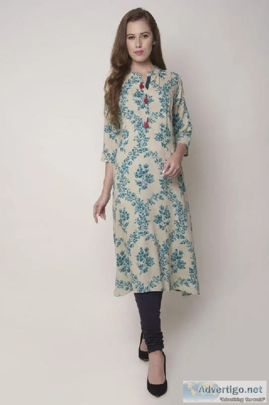 Liva Crepe Kurtis For Winter  Liva Rayon Printed Kurti  Liva Ray