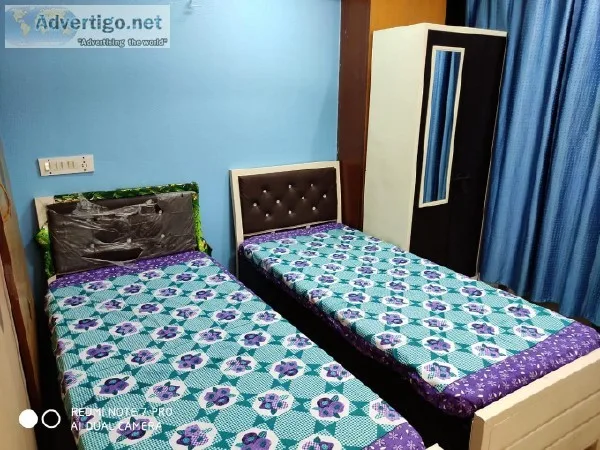 Fully Furnished Flat Sharing in Double Occupancy Available for B
