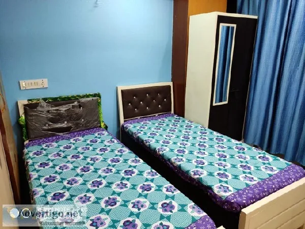 Fully Furnished Flat Sharing in Double Occupancy Available for B