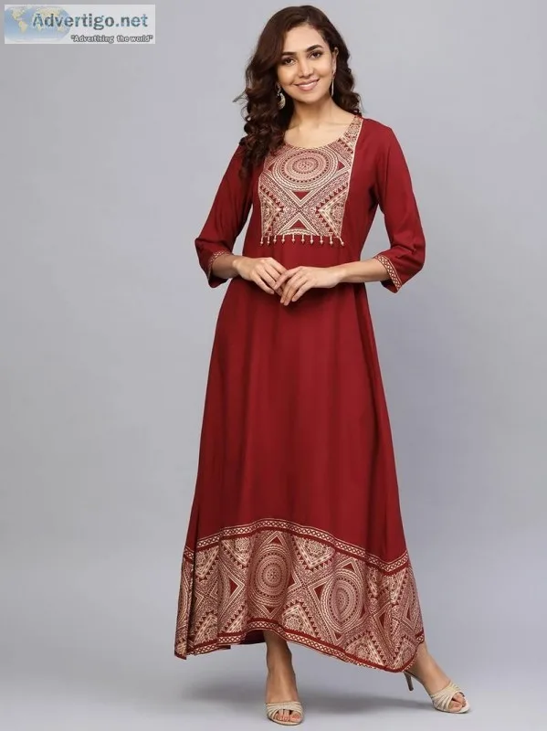 Long Kurtis at Best Price - Upto 80% Off Mirraw