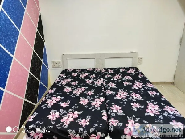 Fully Furnished Flat Sharing in Double Occupancy Available for B