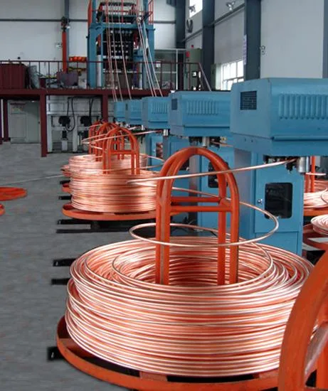 DHP  DLP Copper Continuous Cast Copper Wire Rods and Upcast Copp