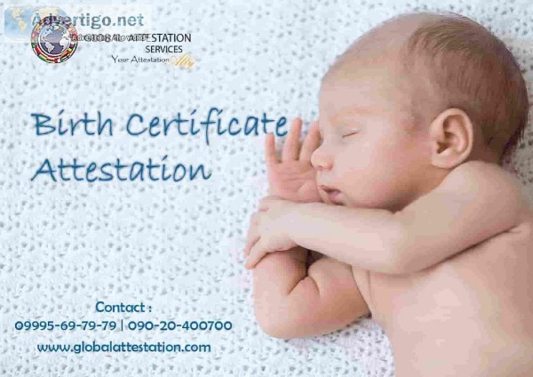 Birth certificate attestation