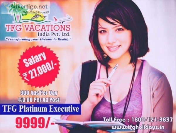 Income Opportunity For All and Everyone in Tourism Company TFG V