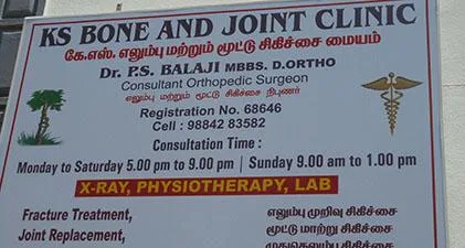 Orthopaedic Doctors Ortho Clinic Ortho Specialists in Chennai