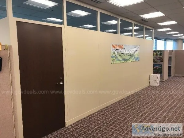Lot of Trendwall Demountable Wall supplies for building offices