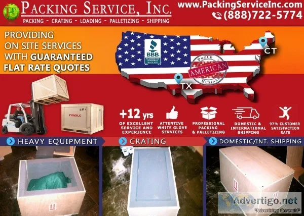 Packing Service Inc Wichita KS - Pack and Palletize  Industrial 