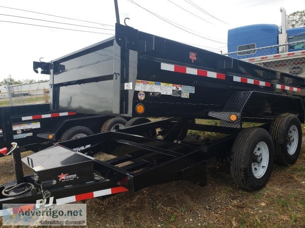 NEW 2019 PJ 12ft 72" Tandem Axle Dump Trailer