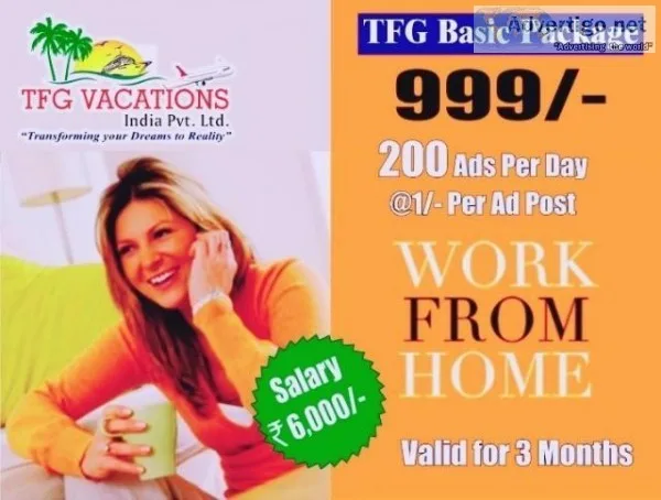 Online Marketing Home Based Job With Huge Earning