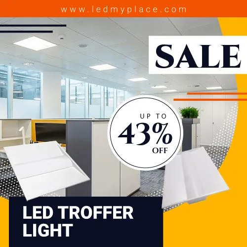 Buy Energy- efficient LED Troffer Light From LEDMyplace