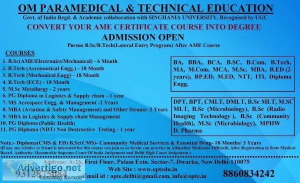 OM PARAMEDICAL and TECHNICAL EDUCATION