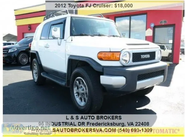 2012 TOYOTA FJ CRUISER4X4BACKUP CAMERAAUTOMATIC 