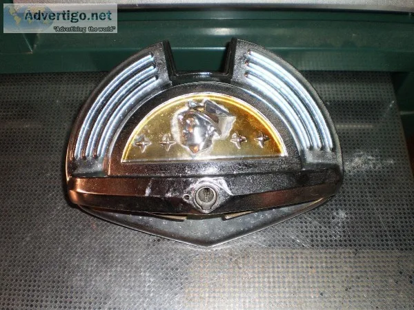 RARE 50 1950 Mercury trunk lid  handle lock EMBLEM TRUNKLID HOT 